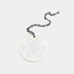 Pre Owned حقيبة هيرميس سلسلة فضية ندفة الثلج