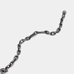 Pre Owned Hermes Silver Chain Bull Bag Charm