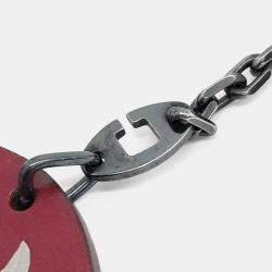 Pre Owned Hermes Silver Chain Bull Bag Charm