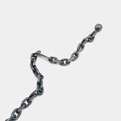 مملوكة مسبقًا حقيبة جرو سلسلة فضية من هيرمس