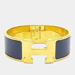 Pre Owned Hermes Click Clock Bracelet