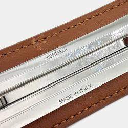 مملوكة مسبقًا Hermes Silver Plated  Elisa Hair Clip