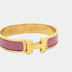 مملوكة مسبقًا كليكاش إيمايل مطلي ذهب من هيرمس