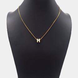 Pre Owned Hermes Pop H Mini Necklace