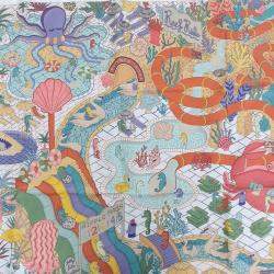 مملوكة مسبقًا Hermes Silk Multicolor scarf