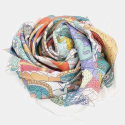 Pre Owned Hermes Silk Multicolor scarf