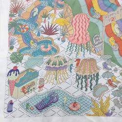 مملوكة مسبقًا Hermes Silk Multicolor scarf