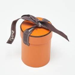 Pre Owned Hermès Black Brides de Gala en Fleurs Silk Twilly 