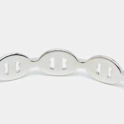 مملوكة مسبقًا Hermes Chain d'Ancre Sterling Silver Bracelet