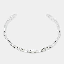 مملوكة مسبقًا Hermes Chain d'Ancre Sterling Silver Bracelet