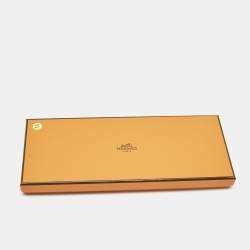 Pre Owned تميمة هيرميس ميلو جلد وشعر حصان نوير/منت/ماغنوليا روديو بنك صغيرة