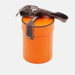 Pre Owned Hermès Pink/Beige L'art Indien des Plaines Silk Twilly 