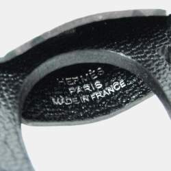 Pre Owned Hermes Barenia Leather Chevre Myzore Leather Handbag Charm Brown Green Light Pink Jockey Charm