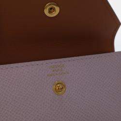 مملوكة مسبقًا Hermes Mauve Pale Epsom Kelly Pocket Belt 18