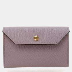 مملوكة مسبقًا Hermes Mauve Pale Epsom Kelly Pocket Belt 18