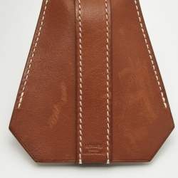 مملوكة مسبقًا قلادة طويلة بإبزيم عبوة جلد بارينيا فوف/نوار هيرميس