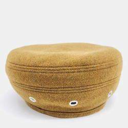 Pre Owned Hermes Cashmere Brown Beret