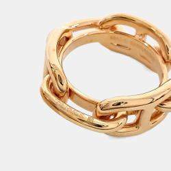 Pre Owned Hermes Gold Scarf Ring