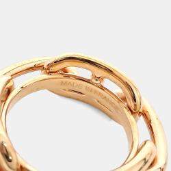 Pre Owned Hermes Gold Scarf Ring