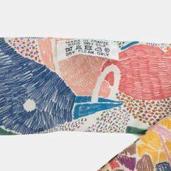 Pre Owned Hermes Multicolor Silk Twilly