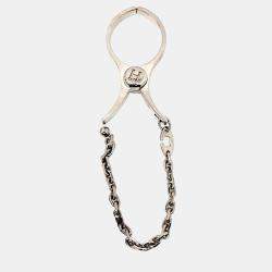 Pre Owned Hermes key ring and glove ring