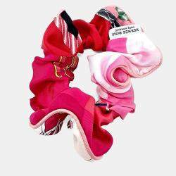 مملوكة مسبقًا Hermes silk hair scrunchie