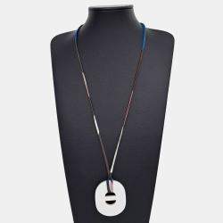 Pre Owned Hermes Multicolor Horn Necklace