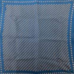 Pre Owned وشاح هيرمس حرير أزرق صغير