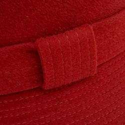 Pre Owned Hermes Red felt hat