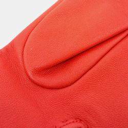مملوكة مسبقًا Hermes Kelly Red gloves