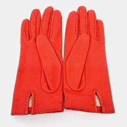 مملوكة مسبقًا Hermes Kelly Red gloves
