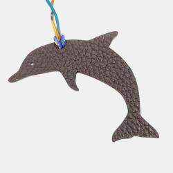 Pre Owned Hermes Petit H (Petit Hache) Dolphin Bag Charm