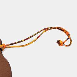 Pre Owned Hermes Petit H (Petit Hache) Bear Bag Charm