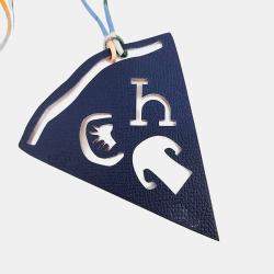 Pre Owned Hermes Petit H (Petit Hache) Pizza Bag Charm