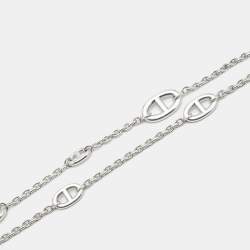 مملوكة مسبقًا عقد هيرميس فاراندول طويل فضة استرلينية