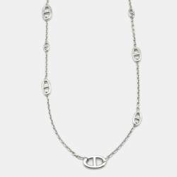 مملوكة مسبقًا عقد هيرميس فاراندول طويل فضة استرلينية