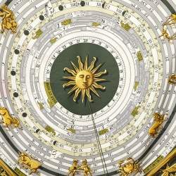 Pre Owned وشاح هيرمس ديب داي سيلك أستروليج - دي أيه هور مربع