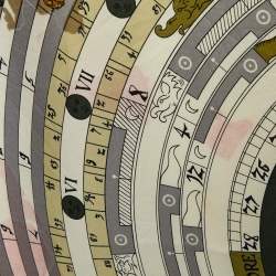 Pre Owned وشاح هيرمس ديب داي سيلك أستروليج - دي أيه هور مربع