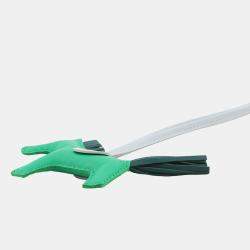 مملوكة مسبقًا هيرمس روديو مينث/مالاكيت/بلو بروم جلد خراف مقاس صغير