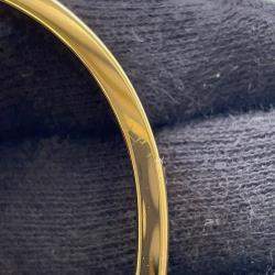 Pre Owned Hermes Clich Cheetah Size Pm Orfevre/Jaune D'Or/White Enamel Metal