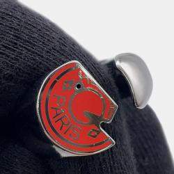 Pre Owned خاتم هيرمس كاروسيل مقاس تي ٥٨ ميدان برتقالي معدن