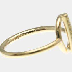 مملوكة مسبقًا خاتم هيرمس إيكاب مرصع بالماس ذهب وردي 18 قيراط خاتم موضة مرصع بالماس ذهب وردي