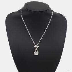 Pre Owned قلادة هيرمس كونستانس أميوليت Sv925