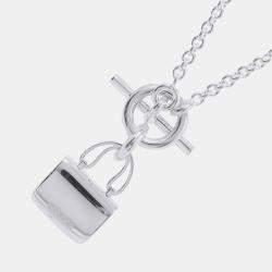 Pre Owned قلادة هيرمس كونستانس أميوليت Sv925