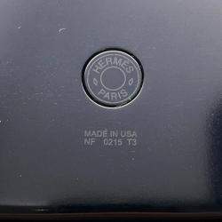 Pre Owned سوار هيرميس "مدور" ألومنيوم حجم كبير T3 أسود ألمنيوم