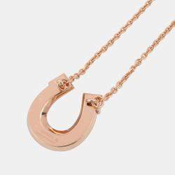 مملوكة مسبقًا قلادة هيرمس "جوكت" حجم متوسط معدن أسود إبصوم