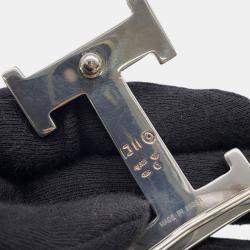 Pre Owned حزام إبزيم توارغ هيرمس فضي SV925