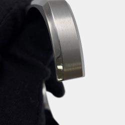 Pre Owned Hermes Toolbox Bangle Size T4 Stainless Steel