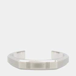 Pre Owned Hermes Toolbox Bangle Size T4 Stainless Steel