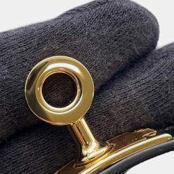 مملوكة مسبقًا حقيبة هيرمس دوبروتور جلد العجل الأسود بوكس حجم 2